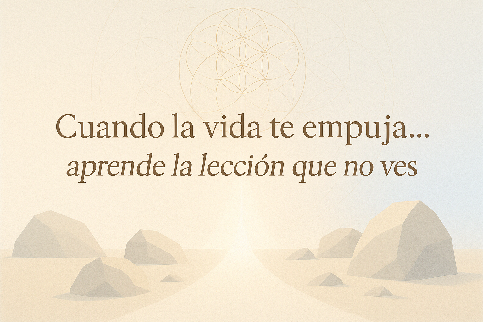 Cuando la Vida Te Empuja: Aprende la Lección